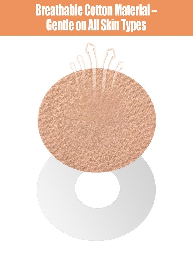SXoonKing 40 Pack Freestyle Sensor Covers Compatible with Libre 3, CGM Sensor Patches Waterproof Adhesive Patches without Hole, Central Glue-Free, Long Lasting (Tan) - Image 3